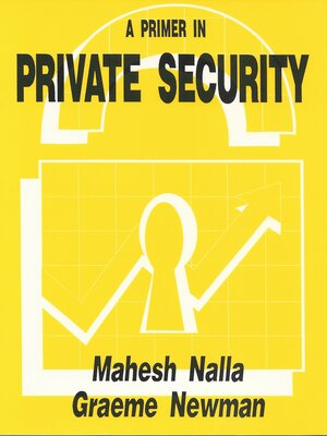 cover image of A Primer in Private Security